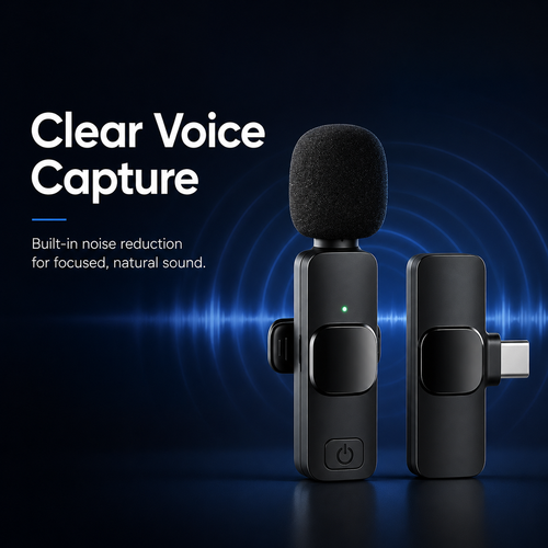 Wireless Lav Mic for flawless recording on Phone! Perfect for YouTube, live streams and interviews! 🎤✨